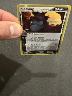 Pokemon TCG Nidoking Delta Species Ex Dragon Frontiers Holo NM LP 6/101 - Image 2