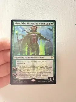 Nissa, Who Shakes the World War of the Spark Magic Gathering Card - Image 1