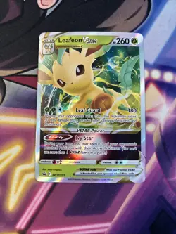 Leafeon VSTAR SWSH195 SWSH: Sword & Shield Promo Cards Holo NM - Image 1