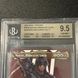 Noctis Prince of Lucis MTG Final Fantasy Borderless Surge Foil Card BGS 9.5 - Image 2