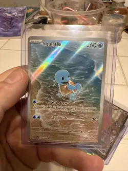 Pokemon Squirtle Holo Card TCG SV Scarlet & Violet 151 Series 170/165 - Image 1