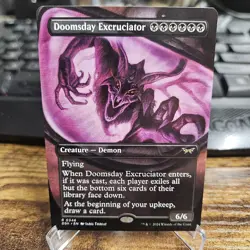 MTG - Doomsday Excruciator - Borderless #346 - Duskmourn: House of Horror NM - Image 1