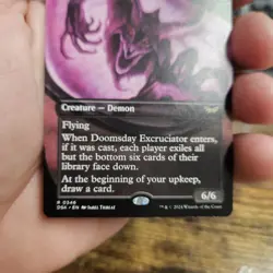 MTG - Doomsday Excruciator - Borderless #346 - Duskmourn: House of Horror NM - Image 2