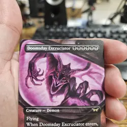 MTG - Doomsday Excruciator - Borderless #346 - Duskmourn: House of Horror NM - Image 3