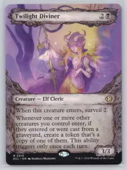 Twilight Diviner (Showcase) R Lorwyn Eclipsed 315 NM - Image 1