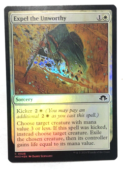 Expel the Unworthy FOIL 0025 Modern Horizons 3 MTG Magic the Gathering NM - Image 1