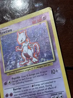 Pokemon Base Set Mewtwo 10/102 Holo Rare MP - Image 4