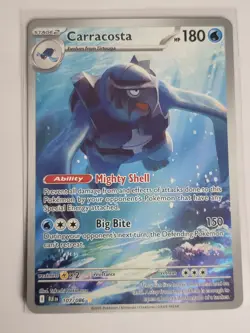Carracosta 107/086 Pokemon TCG SV10.5 Black Bolt Illustration Rare English - Image 3