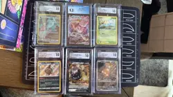 Pokemon TCG: Lot Of 6 CGC Graded Slabs - Image 1