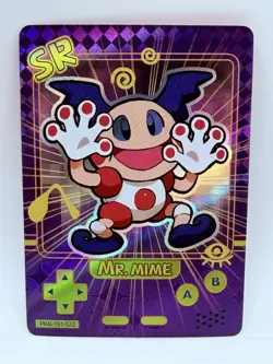 Pokemon Baby 151 Mr. Mime Special Doujin Kawaii Holo Illustration Art Card - Image 1