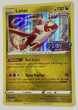 Pokemon TCG - Latios - SWSH171 - Fusion Strike Stamped - Prerelease Promo - Image 3