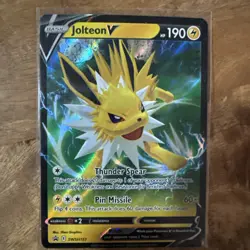 Jolteon V SWSH151 SWSH: Sword & Shield Promo Cards Holo - Image 1