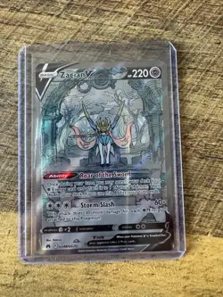 Pokemon TCG Crown Zenith: Galarian Gallery Zacian V GG48/GG70 Holo Ultra Rare NM - Image 1