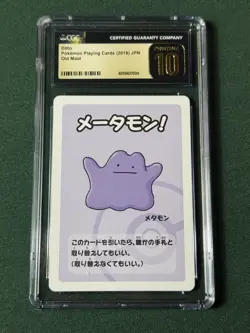 CGC Pristine 10 Ditto Pokemon Japanese Old Maid 2019 - Image 2