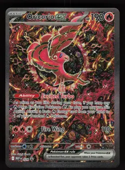 2025 Pokemon Phantasmal Flames UPC - ORICORIO ex - Full Art Rare Promo #24 MEP - Image 1
