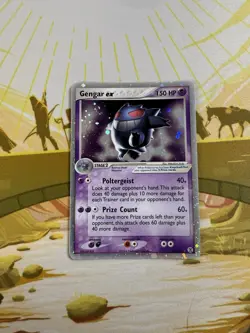 Pokemon Fire Red & Leaf Green Gengar EX 108/112 Near Mint with SWIRL - Image 1