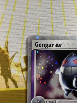 Pokemon Fire Red & Leaf Green Gengar EX 108/112 Near Mint with SWIRL - Image 2