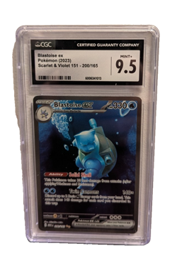 Pokemon 2023 SV 151 Blastoise ex Special ILLUSTRATION RARE 200/165 CGC 9.5 Mint+ - Image 1
