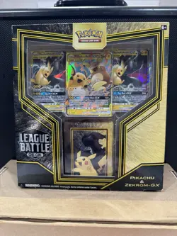 Pokemon TCG Pikachu & Zekrom-GX League Battle Deck - Factory Sealed Sun & Moon - Image 1