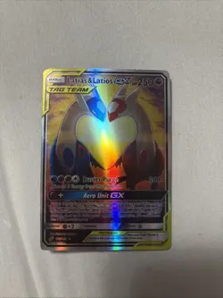 Pokemon TCG Latias & Latios GX Sun & Moon Team Up 170/181 Holo Ultra Rare - Image 1
