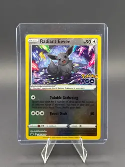 Radiant Eevee Pokemon Sword & Shield Promo SWSH230 Promo Holofoil Near Mint - Image 1