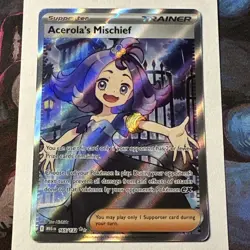 Acerola's Mischief 165/132 Me01: Mega Evolution Holo Full Art Trainer Pokemon - Image 1
