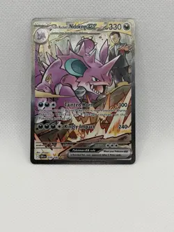 Pokemon TCG Team Rockets Nidoking EX 233/182 Destined Rivals SIR - Image 1