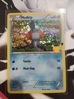 2021 Pokemon 25th Anniversary Mcdonalds Promo Holo Mudkip 19/25 - Image 1