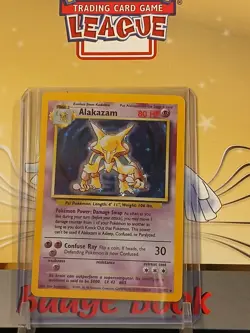 Alakazam - Pokemon Base Set 1/102 - Holo - Ungraded - LP to MP - Image 3