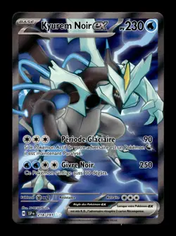 Carte Pokemon Kyurem Noir ex 218/191 Etincelles Deferlantes Francais - Image 1