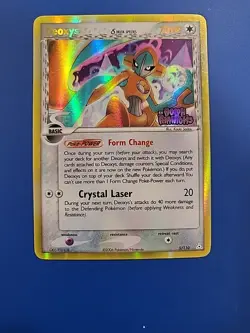 Pokemon TCG Deoxys (Delta Species) 5/110 Reverse Holo Stamped EX Holon Phantoms - Image 1