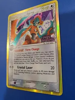Pokemon TCG Deoxys (Delta Species) 5/110 Reverse Holo Stamped EX Holon Phantoms - Image 3