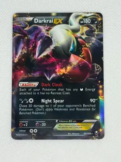 Pokemon Black and White Dark Explorers - NM Darkrai EX #63/108 10728 - Image 1