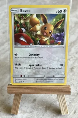 Pokemon TCG Eevee 48/68 Hidden Fates Holo Rare (English) - NM - Image 1
