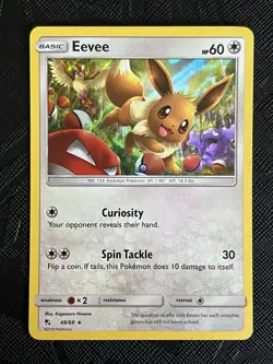 Pokemon TCG Eevee 48/68 Hidden Fates Holo Rare (English) - NM - Image 5