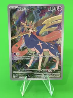 Pokemon Zacian Phantasmal Flames Illustration Rare 100/094 NM!!! - Image 1