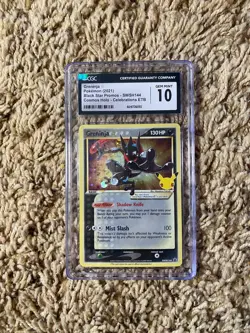 Pokemon TCG Greninja Star SWSH144 Sword & Shield Promo Holo CGC 10 - Image 1