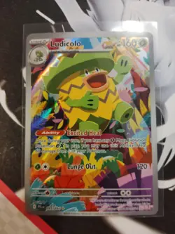 Ludicolo 95/94 Illustration Rare Pokemon Phantasmal Flames Tcg English 2025 holo - Image 1