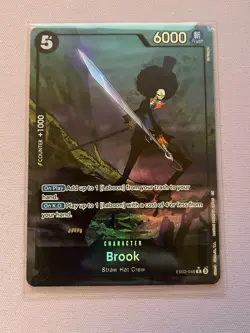 Brook (Alternate Art) EB02-048 Extra Booster: Anime 25th Collection One Piece NM - Image 1