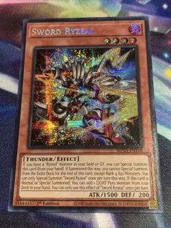 Yu-Gi-Oh! TCG Sword Ryzeal MP25-EN118 Prismatic Secret Rare Yugioh NM/M - Image 1