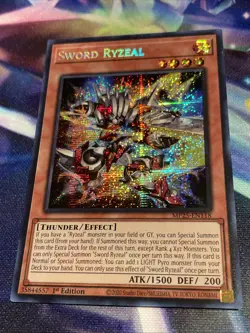 Yu-Gi-Oh! TCG Sword Ryzeal MP25-EN118 Prismatic Secret Rare Yugioh NM/M - Image 2