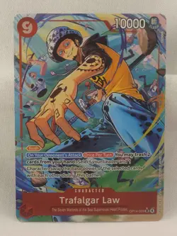 One Piece Tcg Trafalgar Law Alt Art OP14-009 SR* - Image 1