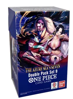 One Piece TCG: Double Pack Set 9 The Azure Sea's Seven - FACTORY SEALED! - Image 1