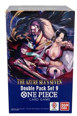One Piece TCG: Double Pack Set 9 The Azure Sea's Seven - FACTORY SEALED! - Image 2