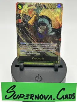 Crocodile Alternate Art Foil OP14-120 The Azure Sea's Seven One Piece - Image 1
