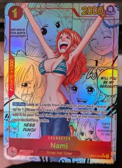 Manga Nami - One Piece PRB01 EN Manga Alternate Art #016 - Image 1