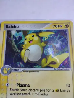 Pokemon TCG Power Keepers Raichu 12/108 Rare Holo - LP - Image 2