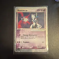 Pokemon Mewtwo ex 101/109 EX Ruby & Sapphire Holo EX 2003 TCG Card - Image 1