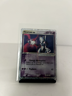 Pokemon TCG Mewtwo ex 101/109 Ruby and Sapphire Holo Poor Condition - Image 1
