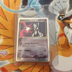 Pokemon Cards: EX Ruby and Sapphire Rare Holo: Mewtwo EX 101/109 #53 - Image 1